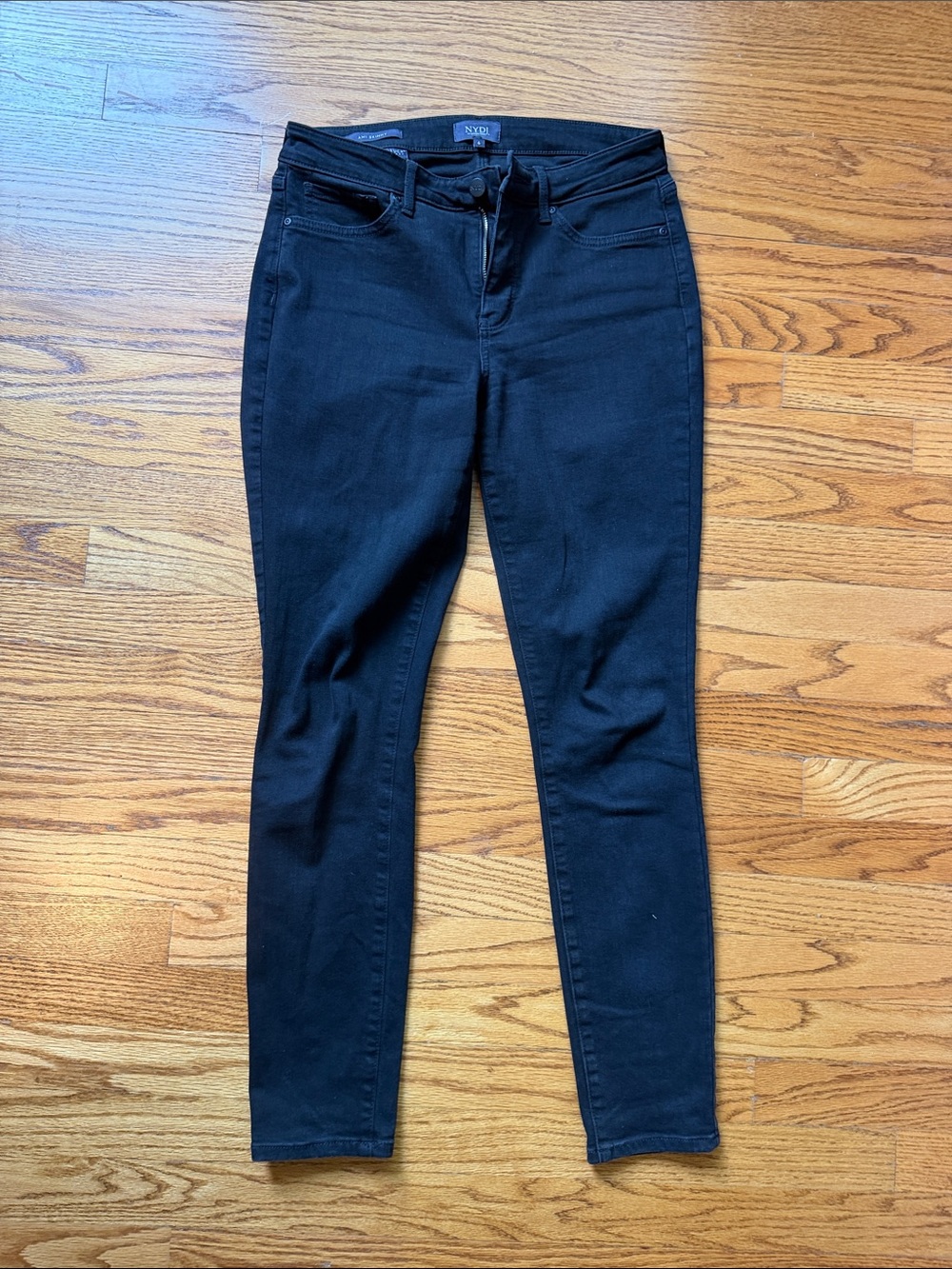 NYDJ Black Skinny Jeans - Slim High-Rise Stretch